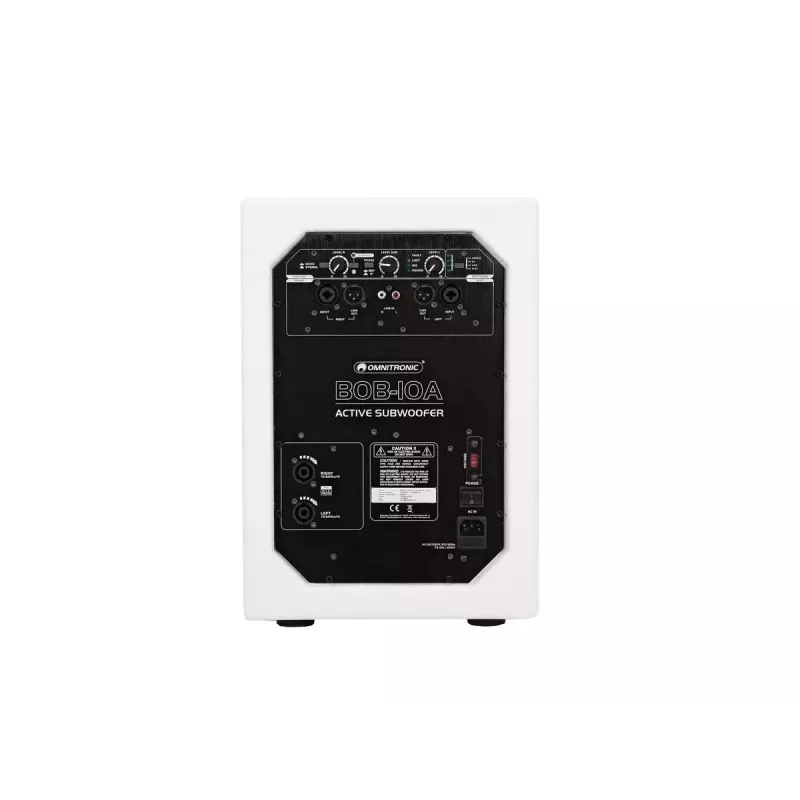 Aktywny subwoofer Omnitronic BOB-10A biały