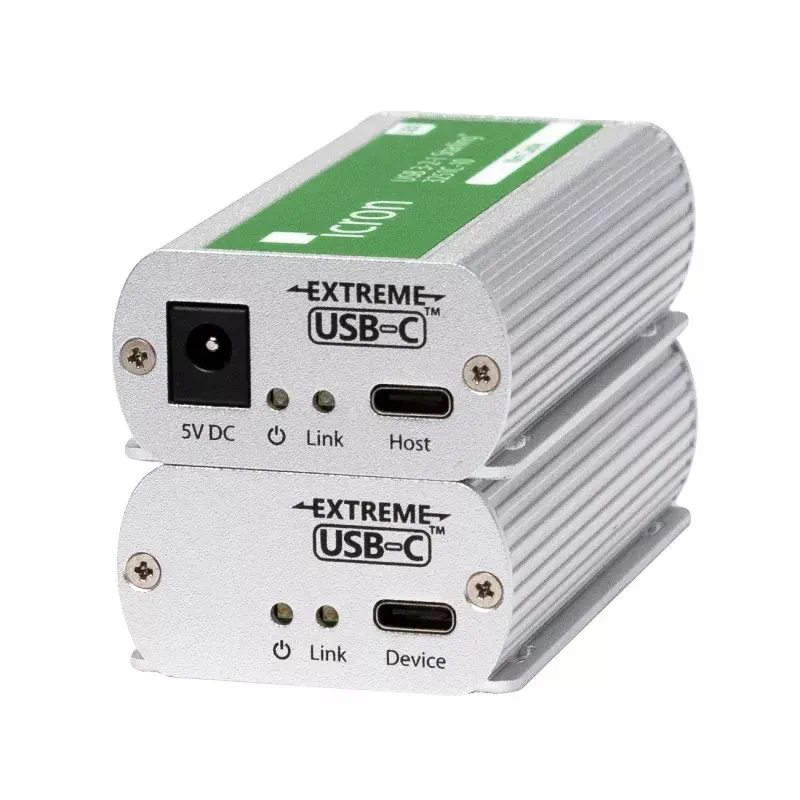 Przedłużacz KVM Nadajnik i odbiornik Icron 00-00457 Przewodowy USB Type-C 10m