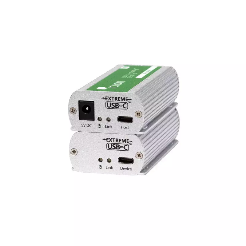 Przedłużacz KVM Nadajnik i odbiornik Icron 00-00457 Przewodowy USB Type-C 10m