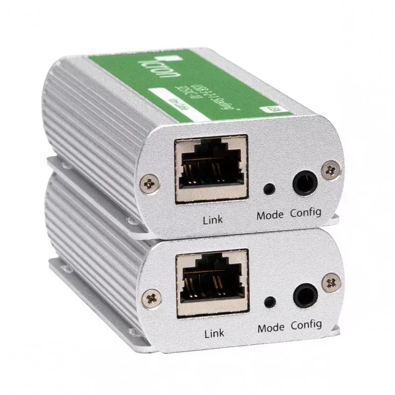 Przedłużacz KVM Nadajnik i odbiornik Icron 00-00457 Przewodowy USB Type-C 10m