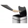 Durable TOUCH 21L Rectangular Stainless Steel Czarny srebrny