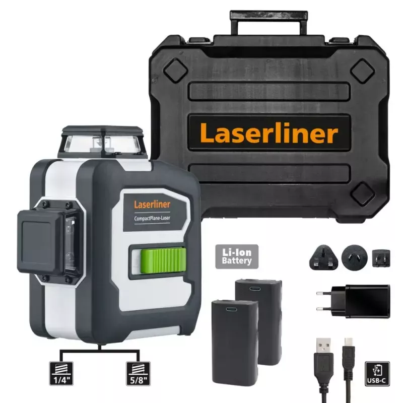 Dalmierz laserowy Laserliner CompactPlane-Laser 3G Pro 30 m Dokładność 0,35 mm