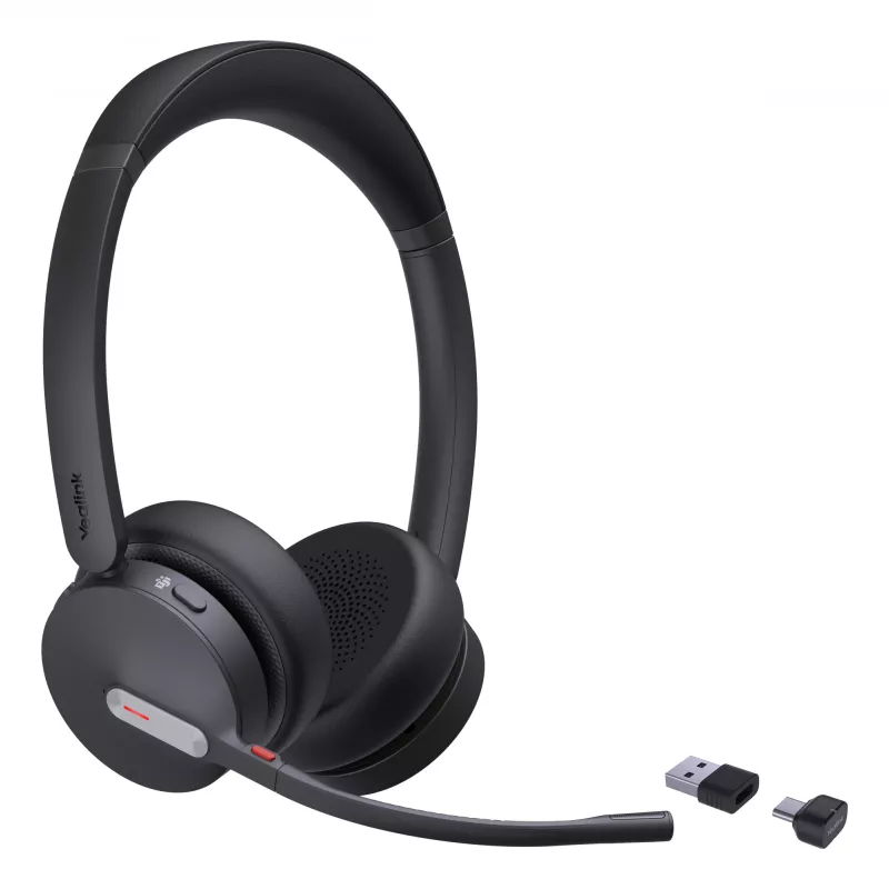 Yealink BH70 Dual Teams USB-C/A Headset, Wireless, 20 - 20000 Hz, Office/Call center, 147 g, Headset, Czarny