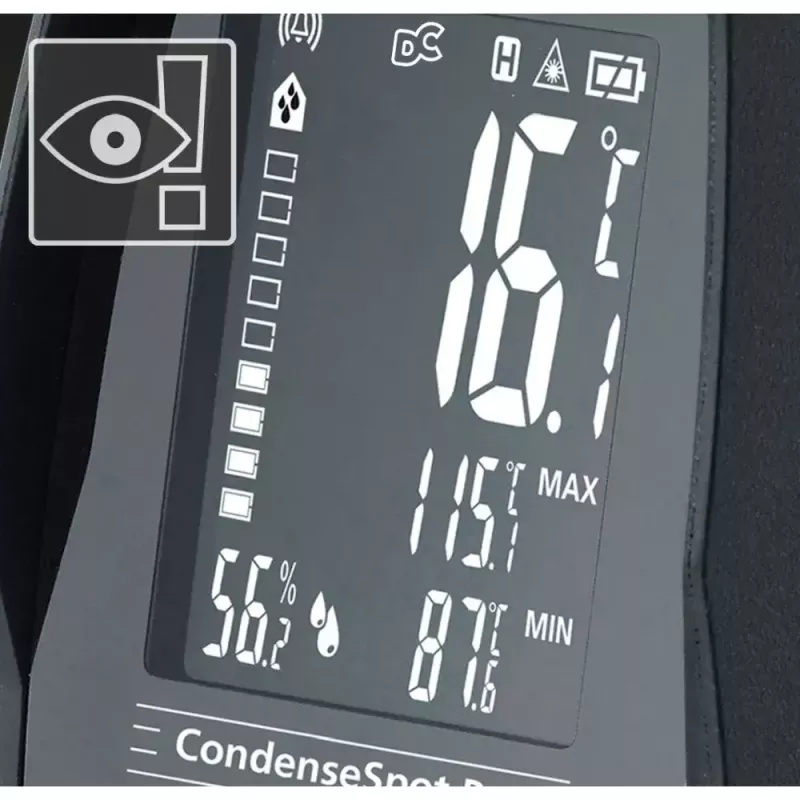 Laserliner CondenseSpot Pro urządzenie do pomiaru temperatury i wilgotności