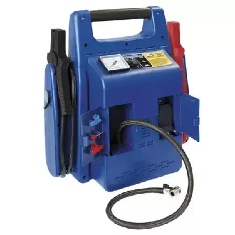 GYS Gyspack Air 3 w 1 urządzenie rozruchowe, 12 V, 480 A, ze sprężarką i inwerterem 230 V