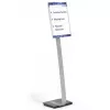 Stojak informacyjny Durable 481323 A3 Akryl Srebrny