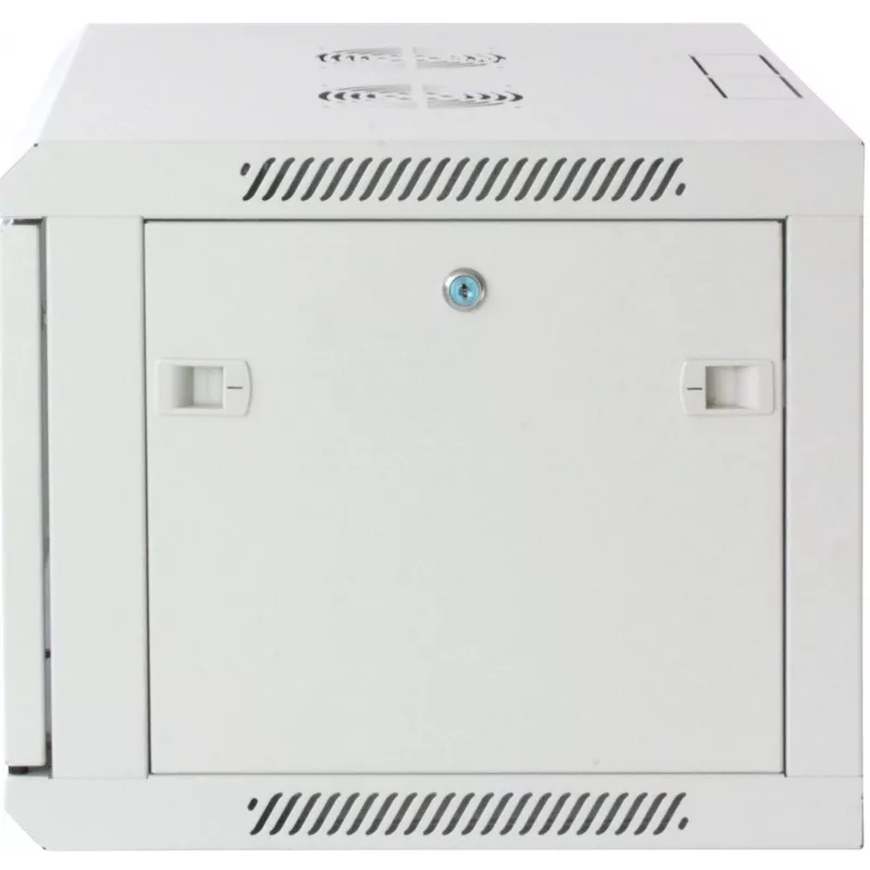 Intellinet Szafa sieciowa 19-calowa - naścienna (Standard), 20U, głębokość 600 mm, szara, złożona, maks. 60 kg, nadaje się również do użytku na biurku lub podłodze, głębokość użytkowa 500 mm, drzwi metalowe i szklane, panel tylny, zdejmowane boki, części do montażu na ścianie nie są dołączone