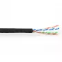 Patch kabel ACT CAT6A U/UTP PVC 305m Czarny