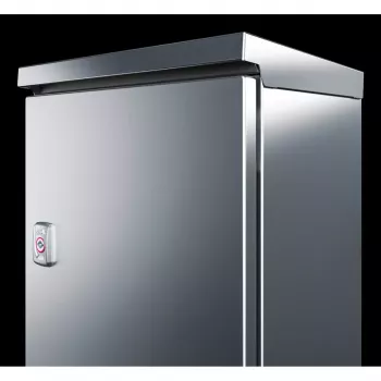 Górna pokrywa rack Rittal AX 2363.010, obudowa ze stali nierdzewnej, wysokość 43 mm, waga 4,4 kg