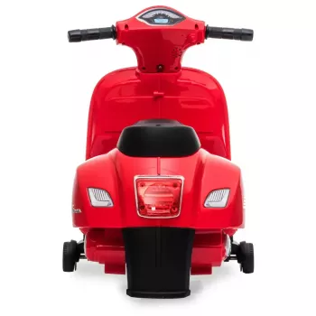 Elektryczny jeździk Jamara Vespa Mini — zasilany bateriami, 4 koła, dla dzieci od 1,6 roku życia, światła, kolory: czarny/czerwony