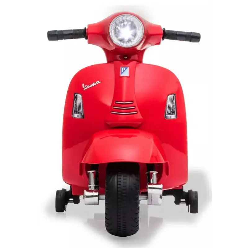 Elektryczny jeździk Jamara Vespa Mini — zasilany bateriami, 4 koła, dla dzieci od 1,6 roku życia, światła, kolory: czarny/czerwony