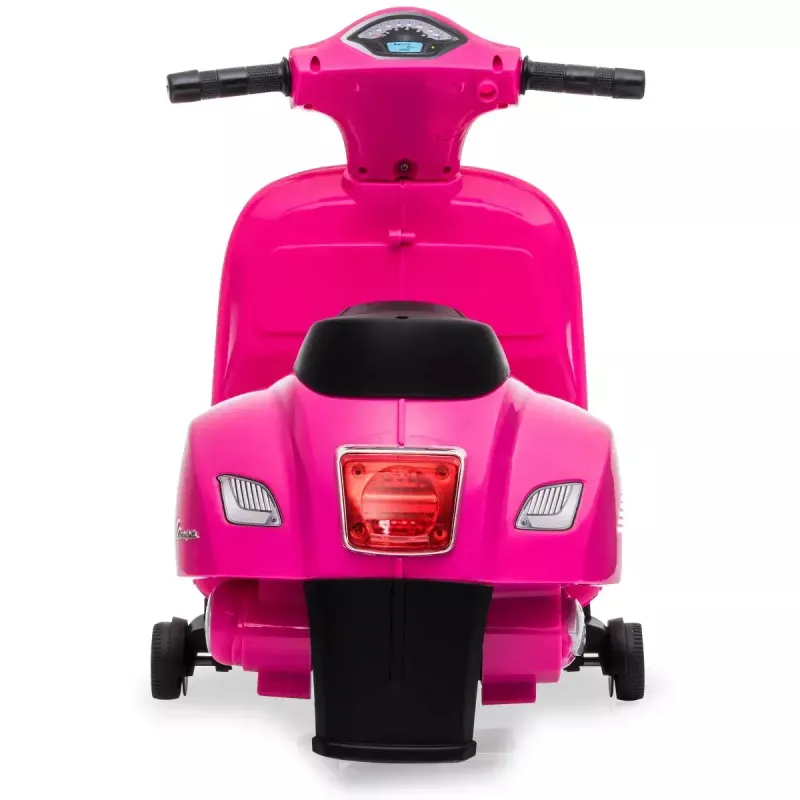 Elektryczny jeździk Jamara Vespa Mini, zasilany bateriami, 4 koła, wiek od 1,6 lat, światła, czarny lub różowy