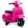 Elektryczny jeździk Jamara Vespa Mini, zasilany bateriami, 4 koła, wiek od 1,6 lat, światła, czarny lub różowy