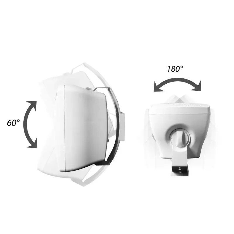 2-drożny głośnik Omnitronic 11036925 biały przewodowy 40 W