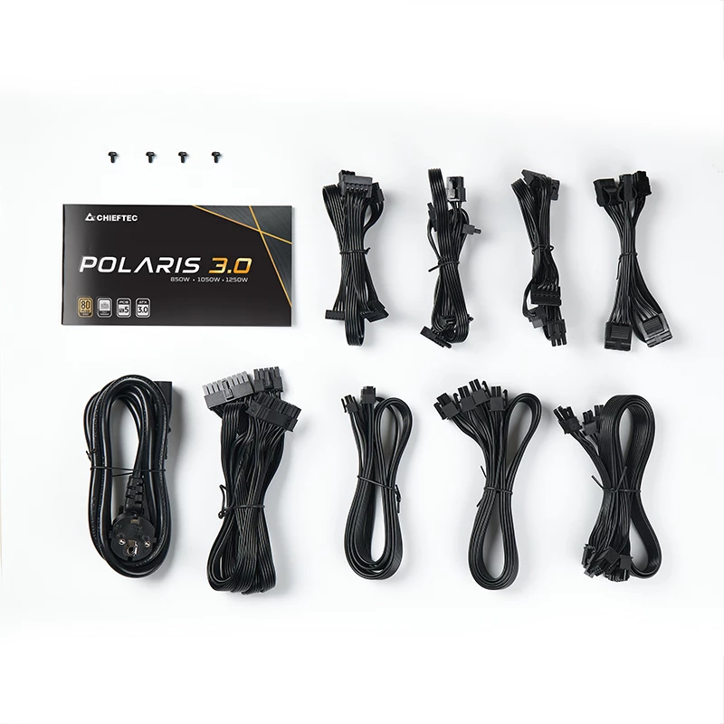 Zasilacz Chieftec Polaris 3.0 1050W 20+4 pin ATX ATX Czarny