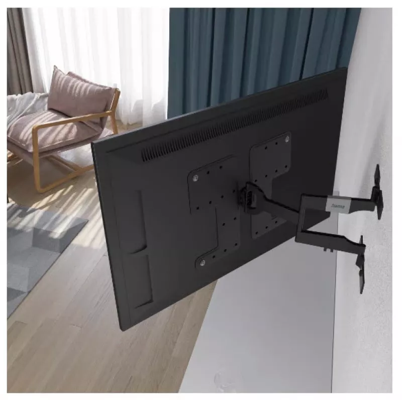 Hama 00220852 uchwyt/ stojak TV 2,29 m (90 cali) Czarny