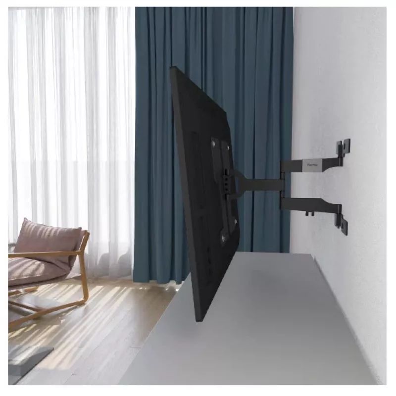 Hama 00220852 uchwyt/ stojak TV 2,29 m (90 cali) Czarny