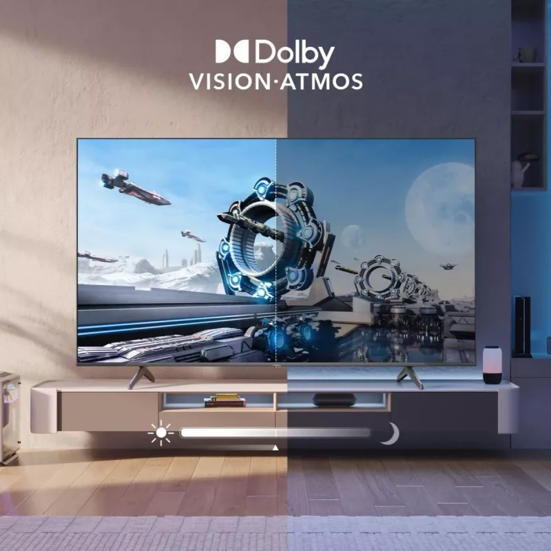 Hisense 100E77NQ PRO 2.54 m (100 cali) 4K Ultra HD Smart TV Wi-Fi Czarny 500 cd/m²
