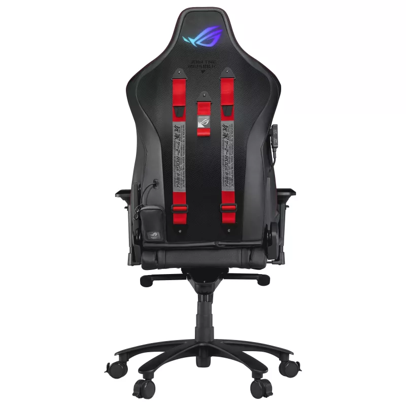 ASUS ROG Chariot X Uniwersalny fotel gamingowy Tapicerowane siedzisko Czarny