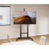 Manhattan Trolley Mount Stand for TV & Monitors (regulacja wysokości korbą), Do ekranów: 37 inch do 120 inch, Kompatybilność VESA: wszystkie między 200x200 do 1000x600mm - sprawdź wymiary czterech otworów montażowych z tyłu ekranu, aby upewnić się, że pasują, Maks. 120kg, 1180 do 1630mm