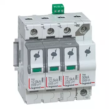 Legrand 412277 ogranicznik przepięć SPD T1+T2 3P+N 12,5kA