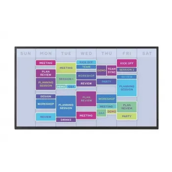 Sharp PN-HY431 Cyfrowy płaski panel informacyjny 109,2 cm (43 cale) TFT 500 cd/m² 4K Ultra HD Czarny 24/7