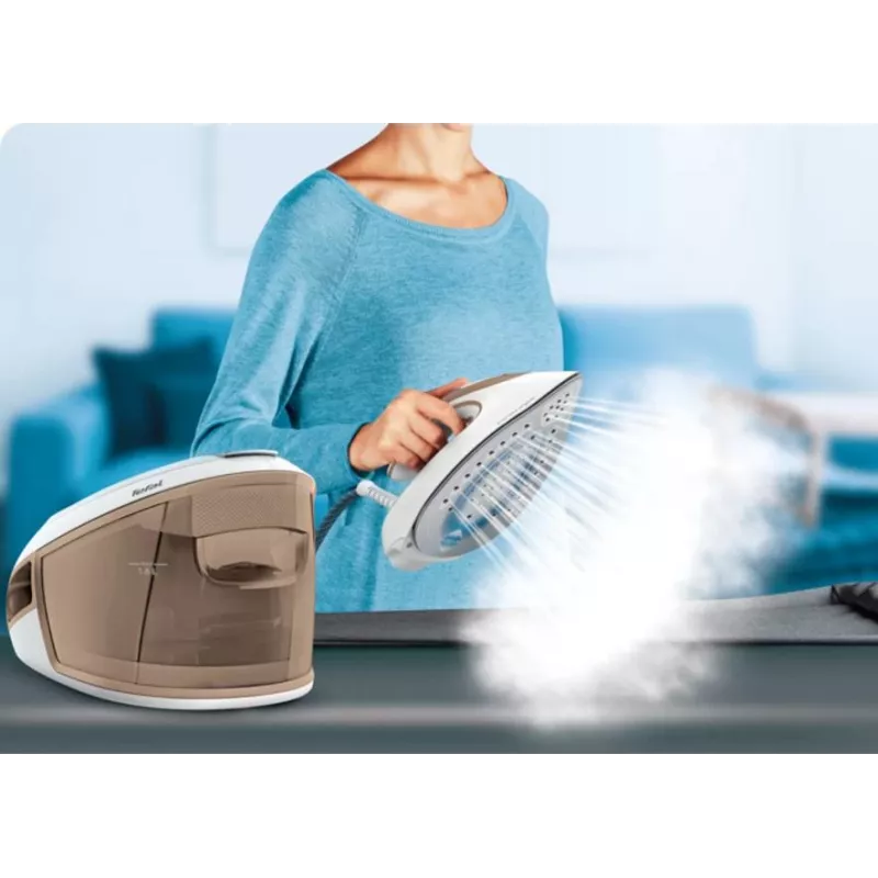 Tefal Express Airglide SV8027 1,8 L stopa Durilium Airglide Brązowy, Biały
