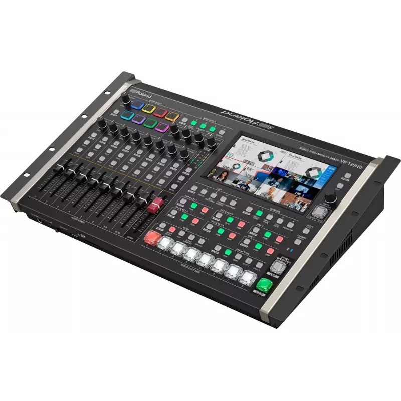 Mikser audio Roland VR-120HD 42 kanały 24-bit 48 kHz Czarny