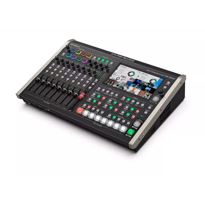 Mikser audio Roland VR-120HD 42 kanały 24-bit 48 kHz Czarny