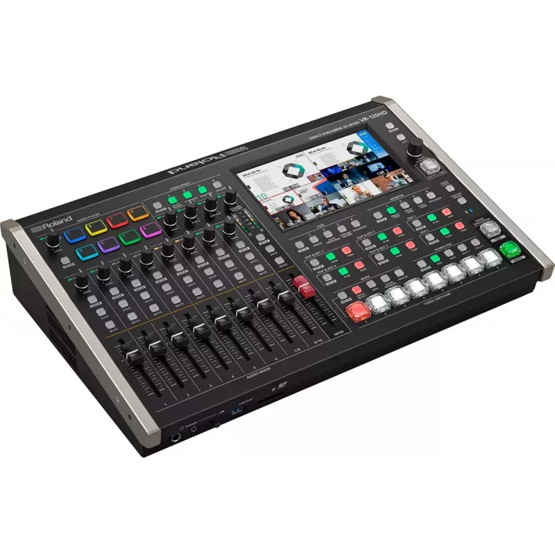 Mikser audio Roland VR-120HD 42 kanały 24-bit 48 kHz Czarny