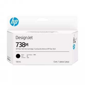 HP 738M 130-ml Czarny DesignJet wkład atramentowy głowica drukująca termiczna atramentowa
