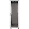 Intellinet 19-calowa szafa sieciowa - wolnostojąca, 32U, 800x800mm (szerokość x głębokość), szary, w paczce do samodzielnego montażu, maks. 1500 kg, wielopunktowy zamek drzwi, jeden zamek na panel boczny, użyteczna głębokość 123 do 573 mm, klasa IP20, stojak, stal