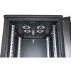 Intellinet 19-calowa szafa sieciowa - wolnostojąca, 32U, 600x600mm (szerokość x głębokość), czarna, Flatpack, maks. 1500 kg, zamek drzwi wielopunktowy, jeden zamek na panel boczny, głębokość użytkowa 123 do 373mm, stopień ochrony IP20, stelaż, stal