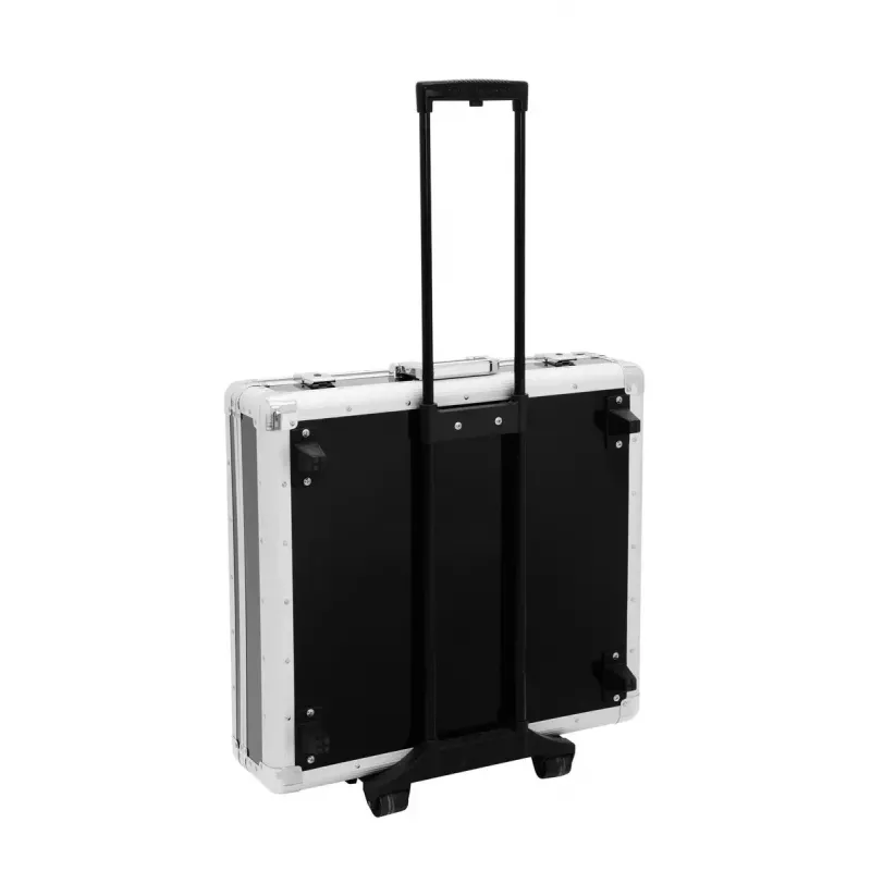 Walizka transportowa Roadinger 30122092 ze sklejki Czarno-Srebrna 6,4 kg