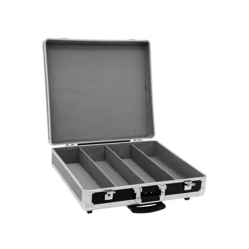 Walizka transportowa Roadinger 30122092 ze sklejki Czarno-Srebrna 6,4 kg