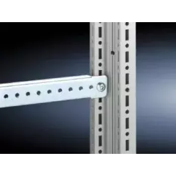 Listwa montażowa Rittal 4697.000, srebrna, kompatybilna z TS/SE/CM/TP, głębokość 740 mm, opakowanie 20 szt.
