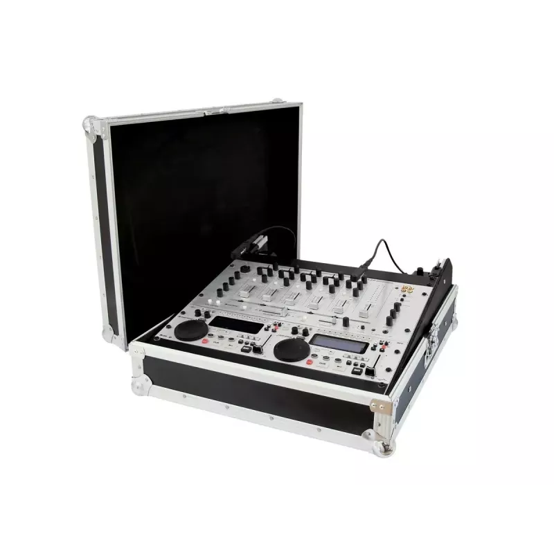 Flight case Roadinger 30111561 sklejka czarny srebrny 9,2 kg