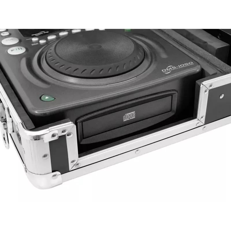 Twarda walizka Roadinger 30125342 do kontrolera DJ Sklejka Czarny Srebrny