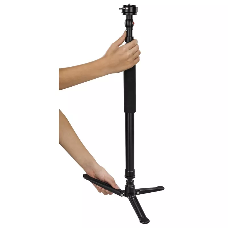 Hama Smooth Tripod 1/4 cala Aluminium Czarny Różowy