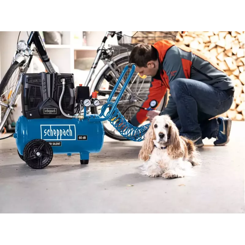 Sprężarka powietrza Scheppach HC25Si 1100 W 230 l/min 8 bar 24 L