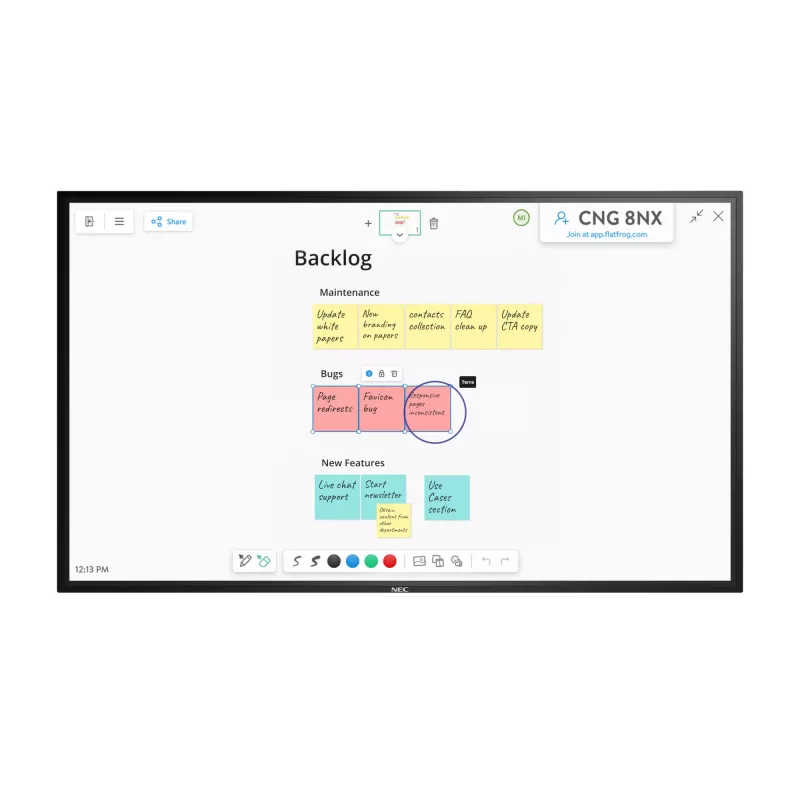 NEC MultiSync M861 IGB Cyfrowy panel informacyjny 2.18 m (86 cali) LCD 500 cd/m² 4K Ultra HD Czarny Ekran dotykowy 24/7