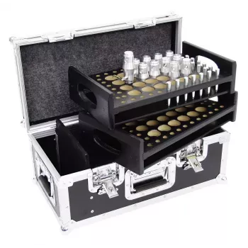Flight case Roadinger 30126500 ze sklejki Czarny Srebrny 8,8 kg