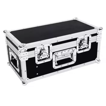 Flight case Roadinger 30126500 ze sklejki Czarny Srebrny 8,8 kg