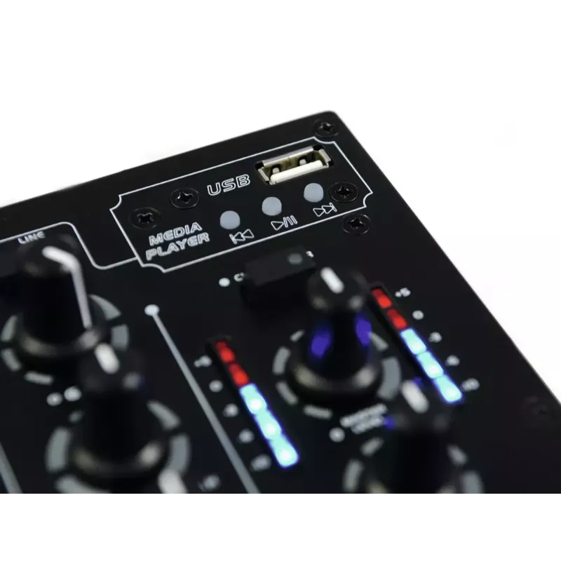 Mikser audio Omnitronic 10006879 3 kanały 20 - 20000 Hz Czarny