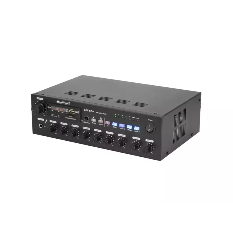 Wzmacniacz audio Omnitronic 80709703 Performance/stage Czarny