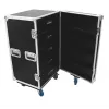 Flight case Roadinger 30126428 Sklejka Czarny Srebrny 59,4 kg
