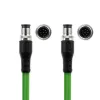 ACT Industrial 10,00 metrów kabel czujnika M12A 8-pin męski do M12A 8-pin męski, Ultraflex TPE, ekranowany