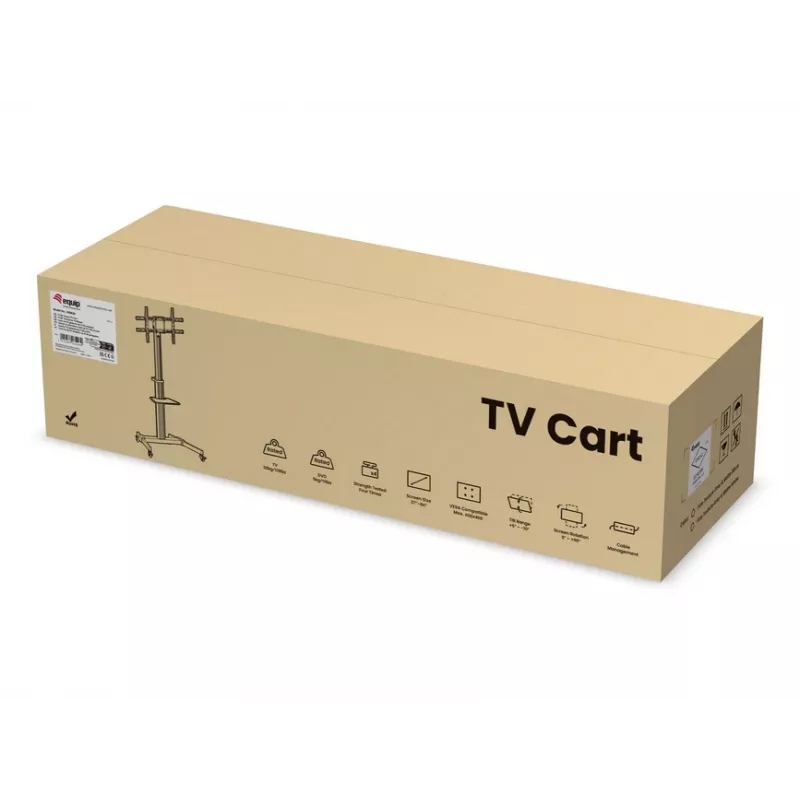 Wózek pod telewizor Equip 37-86 cali obrotowy udźwig 50 kg regulacja wysokości
