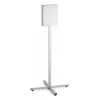 Stojak informacyjny Durable 502057 A4 stal nierdzewna, antracytowy/szary, 638×638×1348 mm