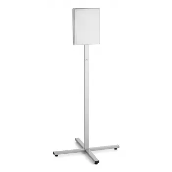 Stojak informacyjny Durable 502057 A4 stal nierdzewna, antracytowy/szary, 638×638×1348 mm